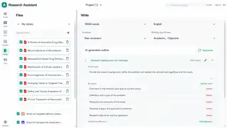 SciNest editable thesis and academic writing workspace